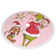 thumbnail image 2 of Faldas para árbol de Navidad de Grin-Ch de 30 pulgadas, tapete para árbol de Navidad para fiestas de invierno, falda para árbol de Navidad para decoraciones navideñas rústicas, 2 of 8