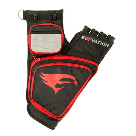 October Mountain 13021 Elevation Transition Hip Quiver Black/Red Right Hand