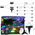 thumbnail image 2 of VIVIHEYDAY Outdoor Landscape Ground Lights, USB LED Garden Lawn Light with Stake, Smart RGB Eaves Lamp, 2 of 12