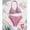Red, variant on CCRFTGI Girls Swimsuit 2 Piece V Neck Bikini Set Cute Floral Gingham Halter Triangle Wireless Bikini Bathing Suit Summer Swimwear with Adjustable Strap Orange 9-10 Years