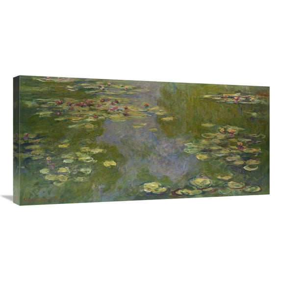 Global Gallery's 'Water Lilies' by Claude Monet Stretched Canvas Wall Art