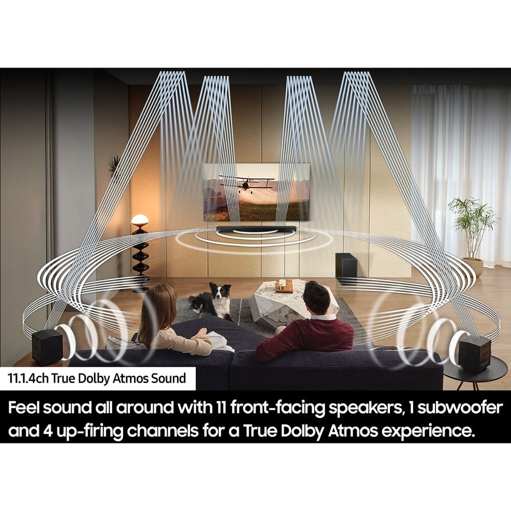 Pre-Owned Samsung 656W 11.1.4-Ch 656W Dolby Atmos Soundbar System HW-Q990D/ZA