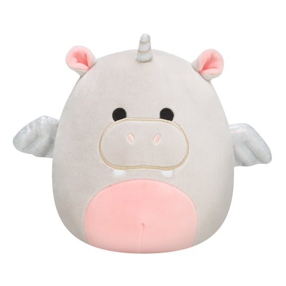 Squishmallows Official 14 inch Haizley the Grey Hippo-Corn - Child's Ultra Soft Stuffed Plush Toy