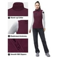 thumbnail image 5 of Off Road Ventures Womens Fleece Vests Outerwear Lightweight Sleeveless Hiking Vest With Zip Pockets, 5 of 7