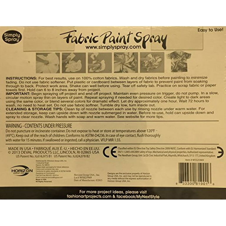 Review of Simply Spray Fabric & Upholstery Paint
