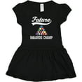 thumbnail image 3 of Inktastic Future Billiards Champ Girls Baby Dress, 3 of 5