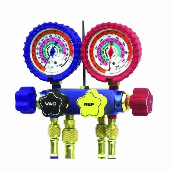 Imperial Mechanical Manifold Gauge Set,4-Valve 621-C