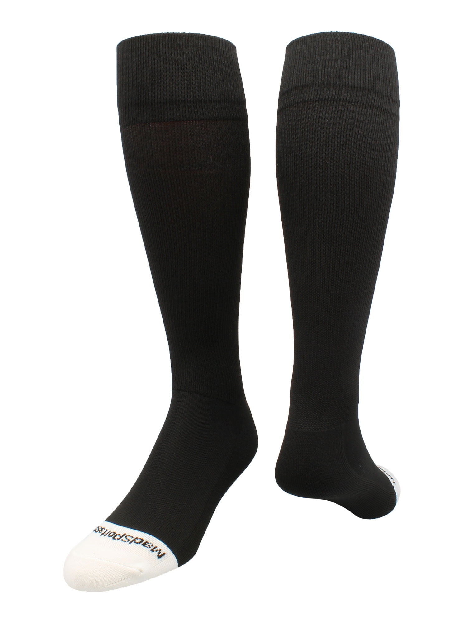 MadSportsStuff Pro Line Over the Calf Softball Socks (Black, Medium