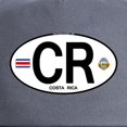 thumbnail image 2 of CafePress - Costa Rica Euro Oval Cap - Adjustable 100% Brushed Unisex Casual Cotton Baseball Cap, Beige, 1, 2 of 2