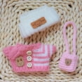 thumbnail image 5 of ​​LYINGF 3-Piece Stylish Crochet Doll Sweater Clothes Set for 15cm & 17cm Dolls - Handcrafted Outfit with Exquisite Accessories for Fashionable Dress Up Style and Display Collections​, 5 of 9