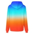 thumbnail image 5 of Frostluinai Gradient Hoodies for Women Oversized Long Sleee Drop Shoulder Sweatshirts Loose Fit Fall Pullover Comzy Hoodies with Pocket, 5 of 5