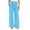 Dark Blue, variant on Women's Casual Pants & Capris, Soft Stretch Smocked with Pockets, Cotton-like Modal for Home/Yoga Exercises, Black and White Stripes,L