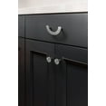 thumbnail image 3 of Goo-Ki 1.1''(28 mm) Dia Luxurious & Sturdy Zinc Alloy Cabinet Knobs,Polished Chrome Drawer Pulls Handles for Kitchen,Drawer,Cupboard & Wardrobe,6 Pack, 3 of 8
