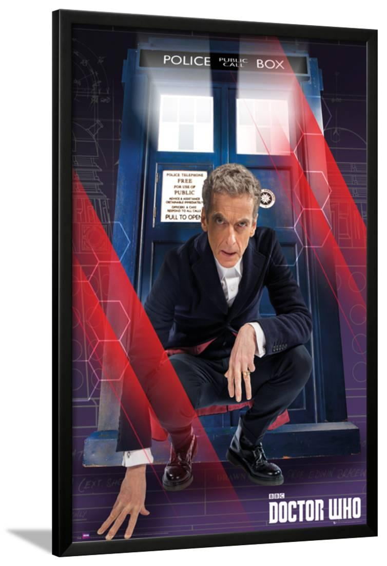 Details about   Doctor Who The Tardis Dr. Who Size: 22" x 63" Framed TV Show Door Poster 