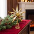 thumbnail image 4 of Clearance!! 3D Star Christmas Tree Topper Mirror Finish Holiday Decoration for Festive Cheer, 4 of 8
