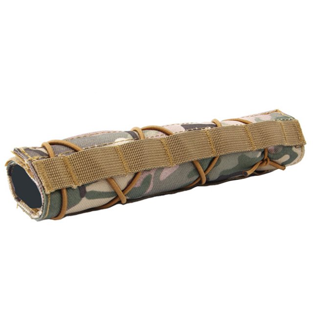FLhrweasw Cubierta Tubo Camuflaje Portátil Escudo Térmico Tubo Francotirador Envoltura Protectora (CP)