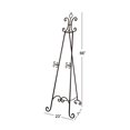 thumbnail image 2 of Deco 79 Wall Decor Botanical Scroll Metal Menu Display 66"H, 23"W Beautiful, 2 of 3