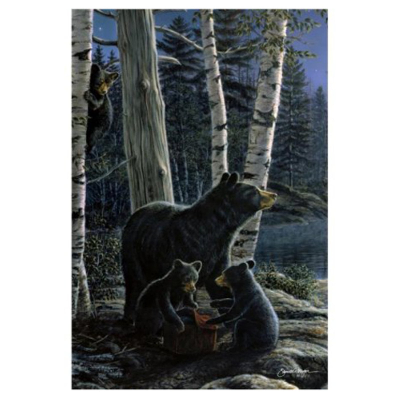 Toland Home Garden Bear Picnic Flag - Walmart.com - Walmart.com
