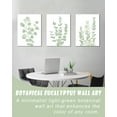 thumbnail image 4 of Botanical Plant Canvas Wall Art Boho Plant Wall Decor for Bedroom Floral Prints for Living Room Eucalyptus Leaf Picture, 4 of 6