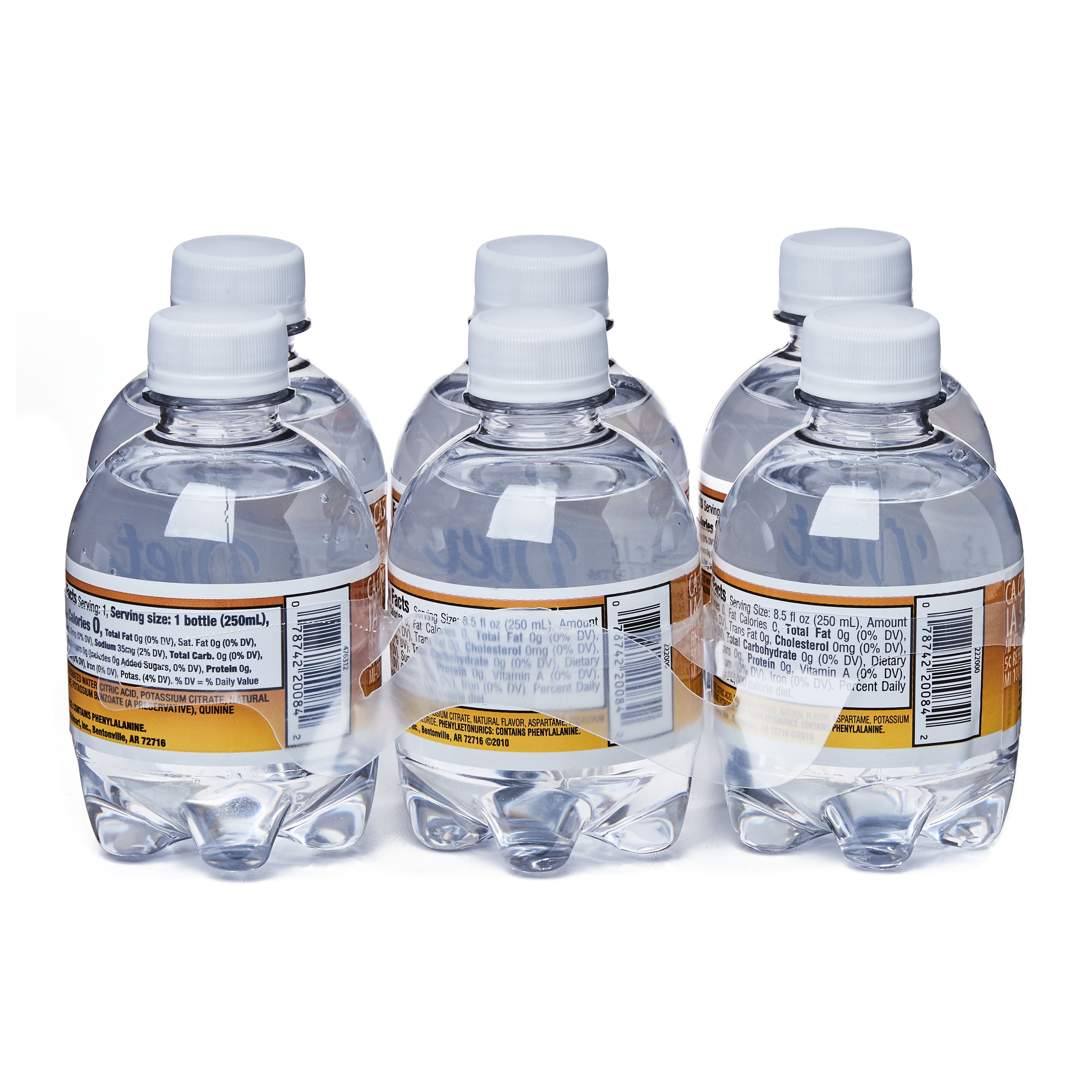 Great Value Diet Tonic Water, 8.5 fl oz, 6 Count
