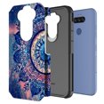 thumbnail image 2 of LG K31 Case, LG Tribute Monarch/Aristo 5 Plus/Aristo 5/Phoenix 5/Fortune 3/Risio 4 Case, Rosebono Slim Hybrid Graphic Fashion Case for LG K31 (Mandala), 2 of 5