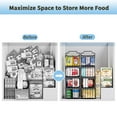 thumbnail image 6 of 6 Pack Freezer Organizer Bins(14.6‘’L X 7.1‘’W X 5.2‘’H), Stackable Chest Freezer Organizer for 7 Cu.FT Deep Freezer Sort Frozen Food, Deep Freezer Organizer Bins Easily w/Handle Add Storage Space, 6 of 7