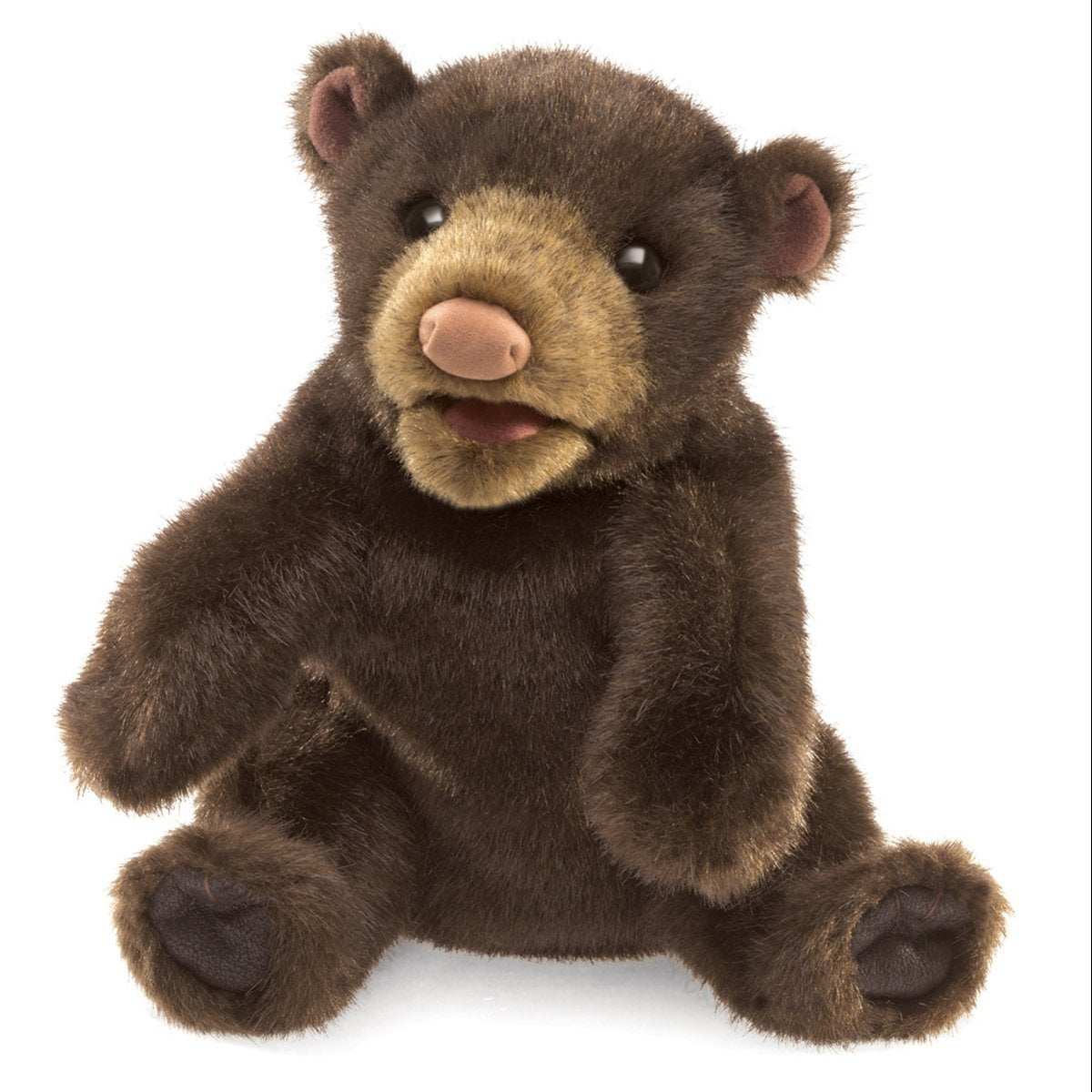 Folkmanis Hand Puppet Bear Grizzly New Animals Soft Doll Plush Toys 2954 