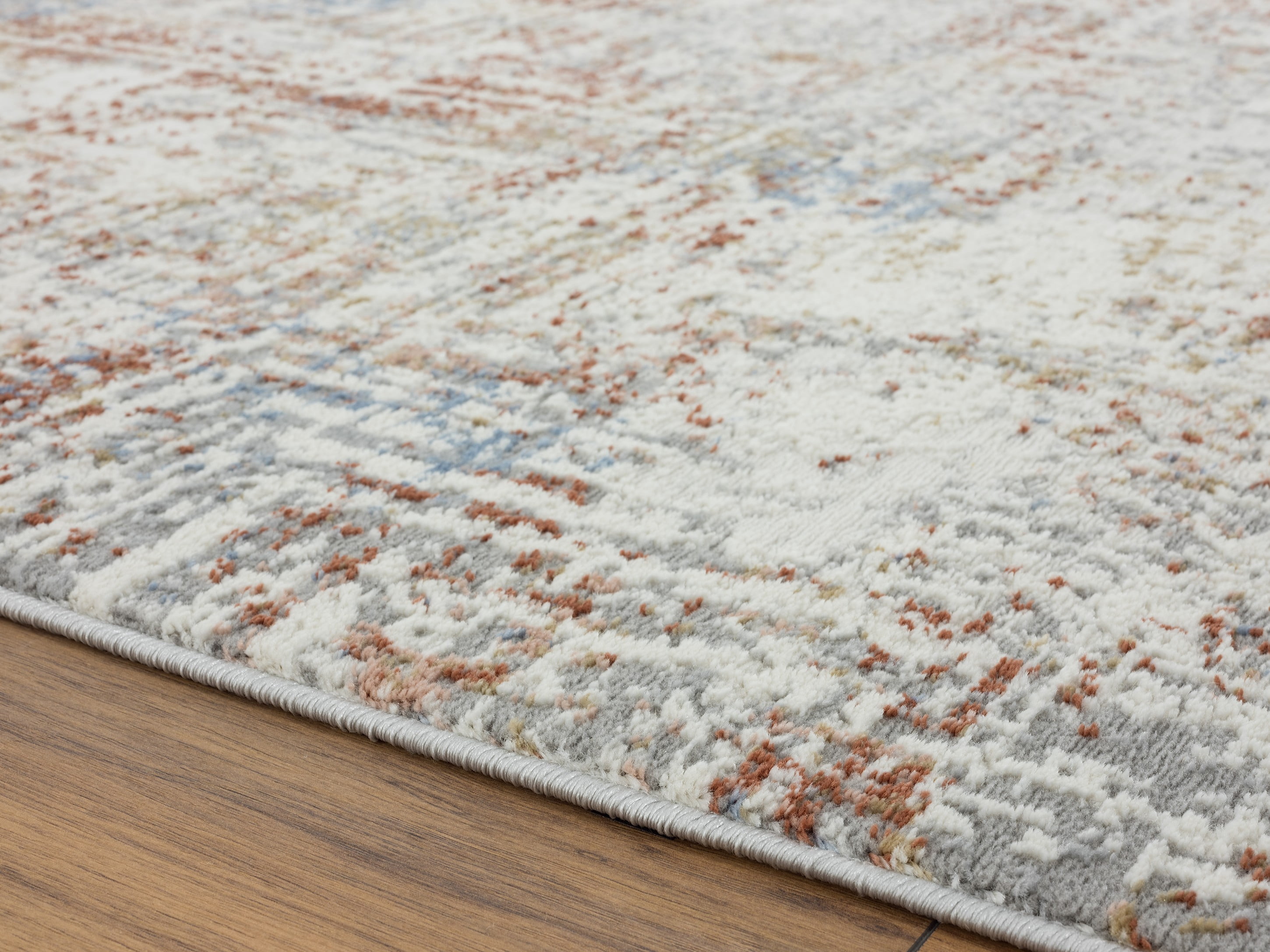 United Weavers Hyperion Telesto Transitional Abstract Area Rug, Ivory, 9'10" x 13'2"