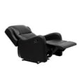 thumbnail image 6 of Pemberly Row Contemporary Faux Leather Manual Recliner Chair in Black, 6 of 9