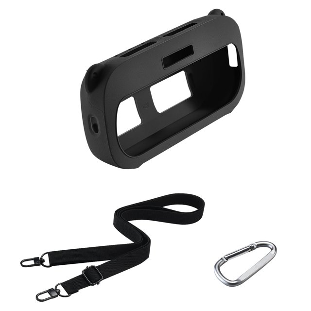 Kearding Gel de sílice portátil para altavoz Ose Gen con Estuche de transporte flexible para funda de silicona para altavoz B Ose funda de Cables de audio/vídeo Negro
