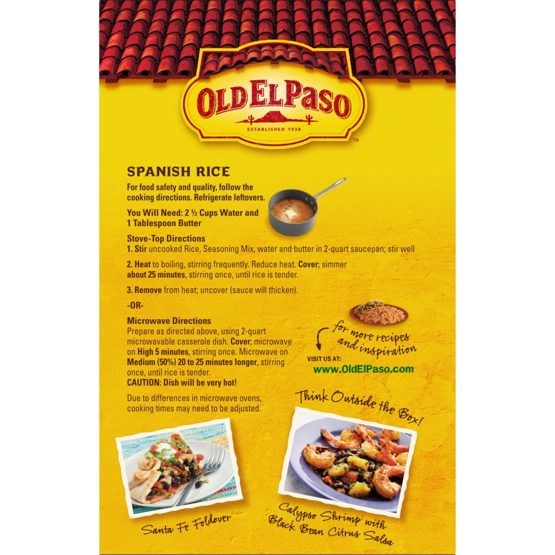(12 pack) Old El Paso Spanish Style Rice Mix, Side Dish, 7.6 oz