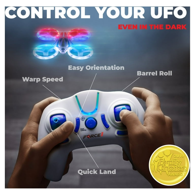 Force1 UFO 4000 Mini Drone para niños - Dron de control remoto LED, cu –  RCDrone