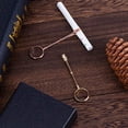 thumbnail image 4 of 2 Piezas Elegante Anillo para Porta Cigarrillos de Dama, M 17 mm Oro y Oro Rosa Proteja su Dedo para Fumar Monedero Anillo para Hombres y Mujeres, 4 of 5