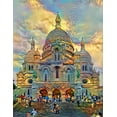 thumbnail image 2 of Gavidia, Pedro 20x24 Gold Ornate Wood Framed with Double Matting Museum Art Print Titled - Paris France Basilica of the Sacred Heart Sacre Coeur Ver2, 2 of 4