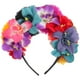 thumbnail image 5 of Tocado del Día de Muertos, corona de flores, diadema de flores, tocado de flores para festivales, 5 of 8