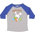 thumbnail image 3 of Inktastic Happy Easter Bunny with Eggs and Carrot Boys or Girls Toddler T-Shirt, 3 of 5