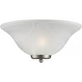 thumbnail image 2 of Nuvo 60-5381 - Ballerina - 1 Light Wall Sconce - Brushed Nickel w/ Alabaster Glass, 2 of 2