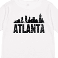 thumbnail image 4 of Inktastic Atlanta Skyline Grunge Boys or Girls Long Sleeve Toddler T-Shirt, 4 of 5