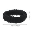 thumbnail image 2 of PBPBOX 8Pcs Black Velvet Scrunchies Elastic Hair Bands Seamless No Damage Hair Ties, 2 of 7