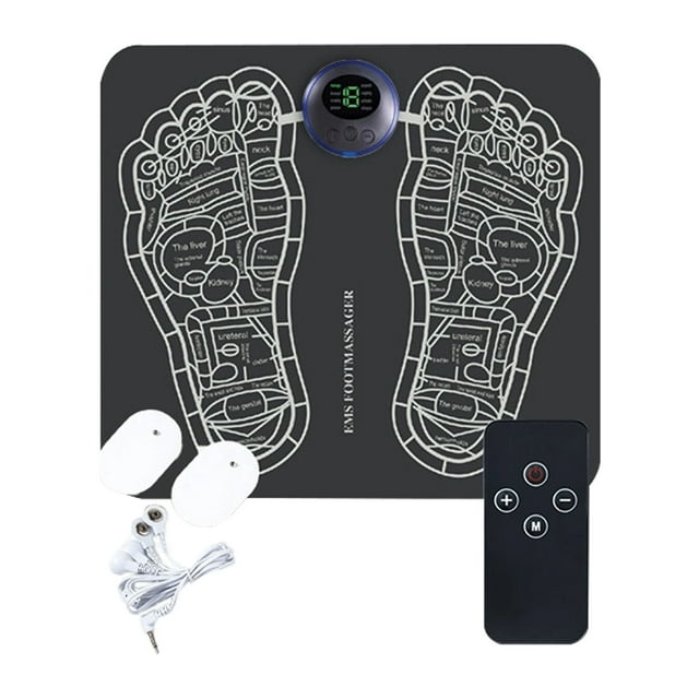 TENS/EMS (Foot Muscle Stimulator), Portable Foot Massager for Neuropathy - Soothing Comfort & Revitalization for Feet