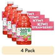 (4 pack) Juicy Juice 100% Juice, Kiwi Strawberry, 48 fl oz Bottle