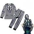 thumbnail image 2 of Disfraz de Halloween B-Beetlejuice 2 para niños, disfraz de cosplay, conjunto de peluca de cosplay de Underworld Mage BBeetleJuiceS, disfraz de actuación, 2 of 5