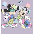 thumbnail image 2 of Juniors' Mickey & Friends '80s Minnie and Mickey Mouse Graphic Cropped T-Shirt Blue/Pink/Light Yellow Medium, 2 of 4
