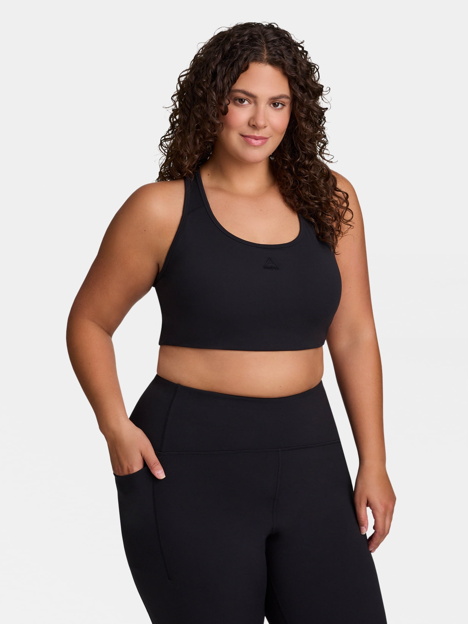 Reebok Women's Medium Impact Reflex Bra with Removable Cups, Sizes XS-4X