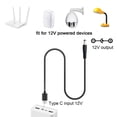 thumbnail image 5 of Convertidor de cable USB C tipo C PD a 12V 5,5x2,5mm YONGSHENG 2m, 5 of 5