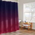 thumbnail image 6 of Purple Red Fabric Shower Curtain for Bathroom Waterproof Polyester Bath Curtain with 12 Hooks Gradient Washable Shower Curtain with Grommets 72"x72", 6 of 9
