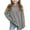 #070-Gray, variant on Favoffer Kids Ribbed Hooded Sweatshirt Boys Girls Long Sleeve Top with Pockets Toddler 4-14Y