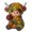 Cow, variant on Cute Resin Squirrel LED Desk Night Light USB Plug Separate Control Switch Handmade Animal Statue Lamp Living Room Decor (Squirrel)