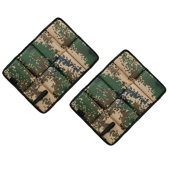 2Pcs Multifunctional Cushion Foldable Seat Cushion Outdoor Camping Cushion