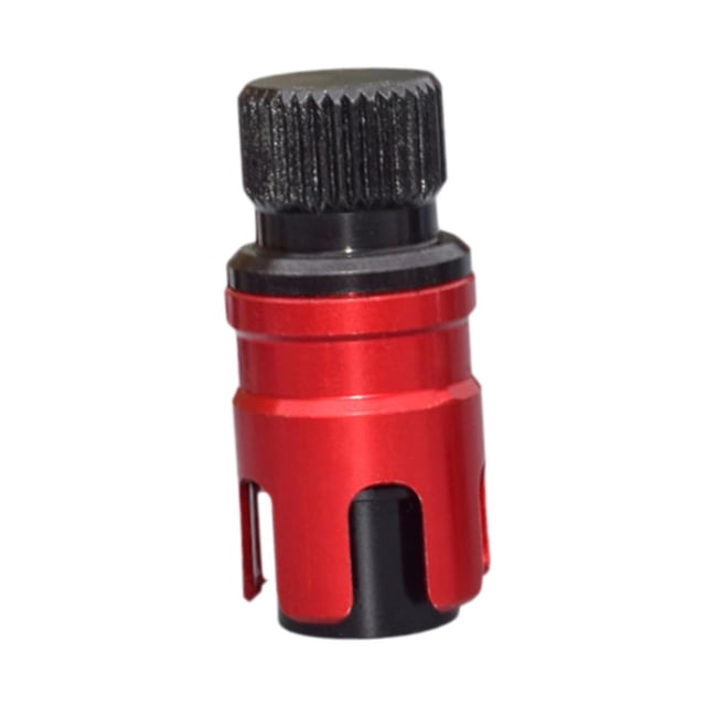 Válvula de liberación de aire para neumáticos, válvula de desinflado de aire, neumático todoterreno de alto rendimiento de metal. Rojo Negro